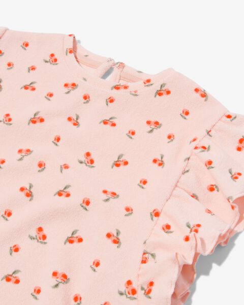 kinder t-shirt badstof roze roze - 1000031407 - HEMA