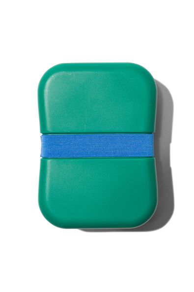 lunchbox met elastiek groen - 80650086 - HEMA lunchbox met elastiek groen - 80650086 - HEMA