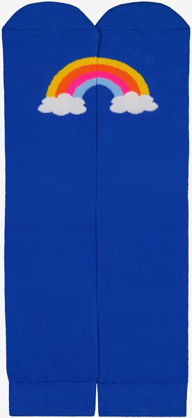 sokken met katoen lucky day blauw blauw - 1000029362 - HEMA