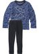 kinderpyjama blauw blauw - 1000010851 - HEMA