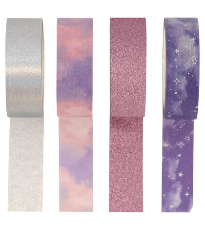 washi tapes - 4 stuks - 14183106 - HEMA