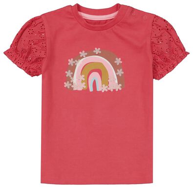 baby t-shirt regenboog roze - 1000024078 - HEMA