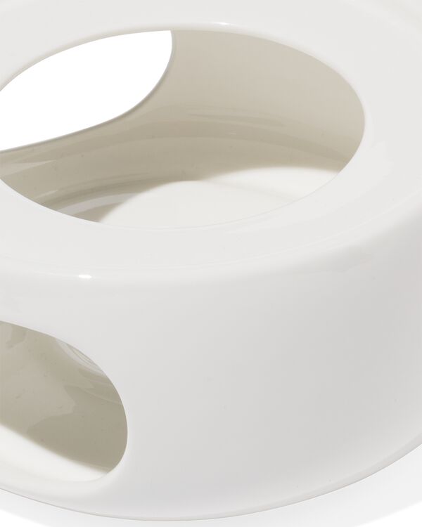 theelichthouder Ø15.5cm Chicago new bone wit - 9602141 - HEMA