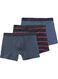 3-pak herenboxers lang blauw blauw - 1000009344 - HEMA