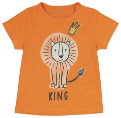 baby t-shirt oranje oranje - 1000019453 - HEMA