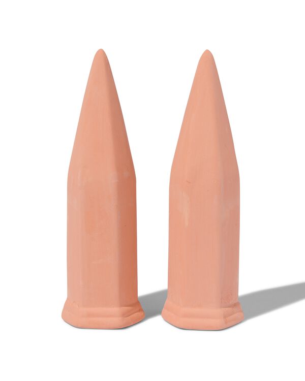 waterdruppelaar terra cotta 18cm 2 stuks - 41830339 - HEMA