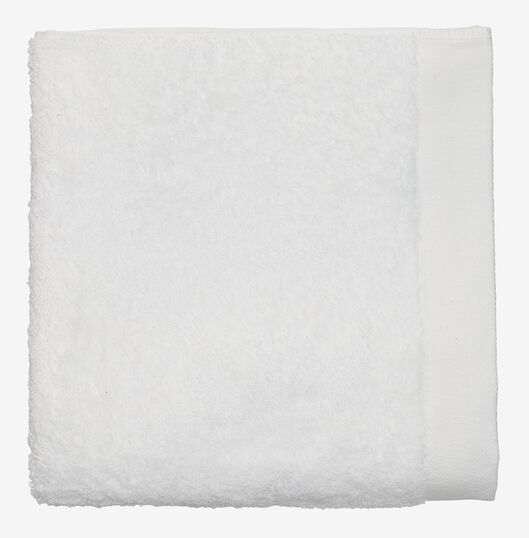 handdoek - 60 x 110 - hotel extra zacht - wit wit handdoek 60 x 110 - 5217001 - HEMA