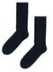 heren sokken biologisch katoen - 2 paar blauw 43/46 - 4120087 - HEMA