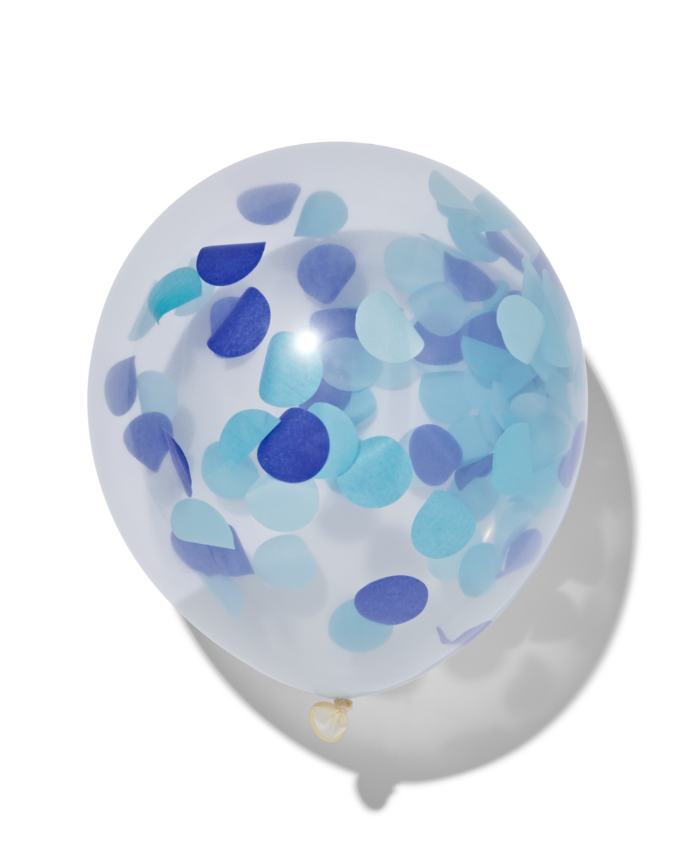 confetti ballonnen - 6 stuks - 14230002 - HEMA