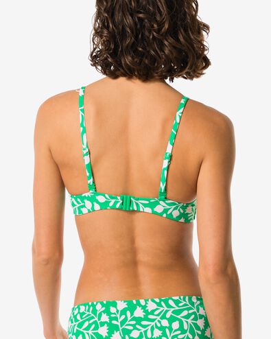dames bikinitop groen L - 22351129 - HEMA