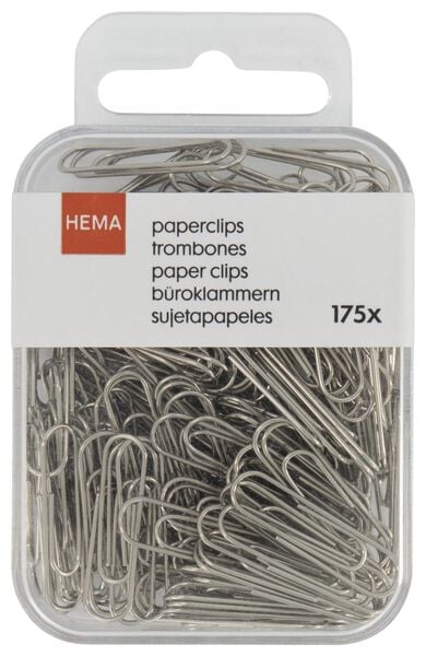 paperclips klein - 175 stuks - 14820043 - HEMA