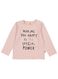 newborn t-shirt - organic katoen stretch roze roze - 1000014462 - HEMA