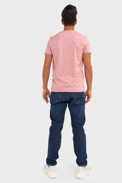 heren t-shirt roze - 1000027028 - HEMA