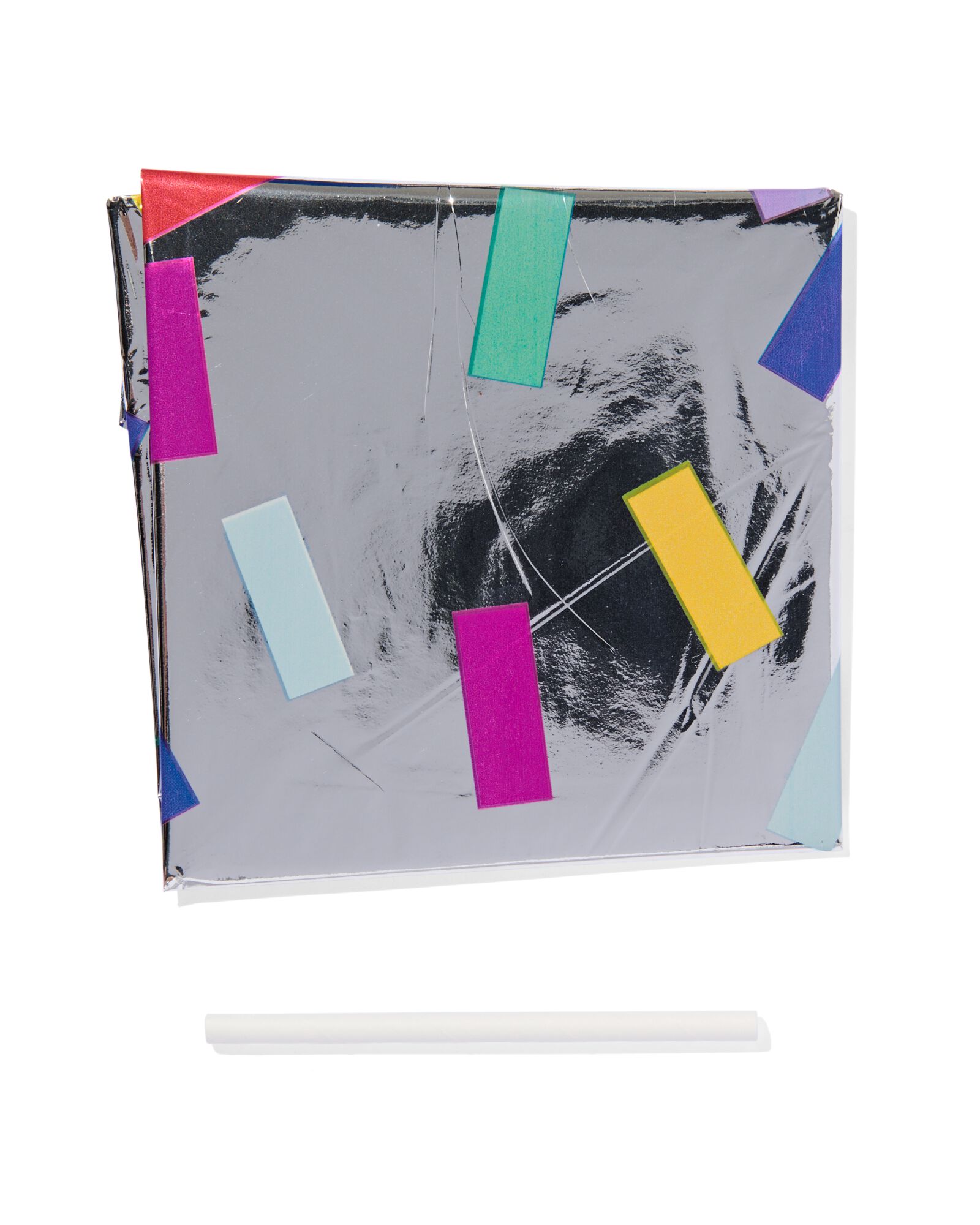 folieballon cijfer 4 confetti XL - 14250031 - HEMA