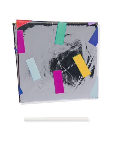 folieballon cijfer 4 confetti XL - 14250031 - HEMA