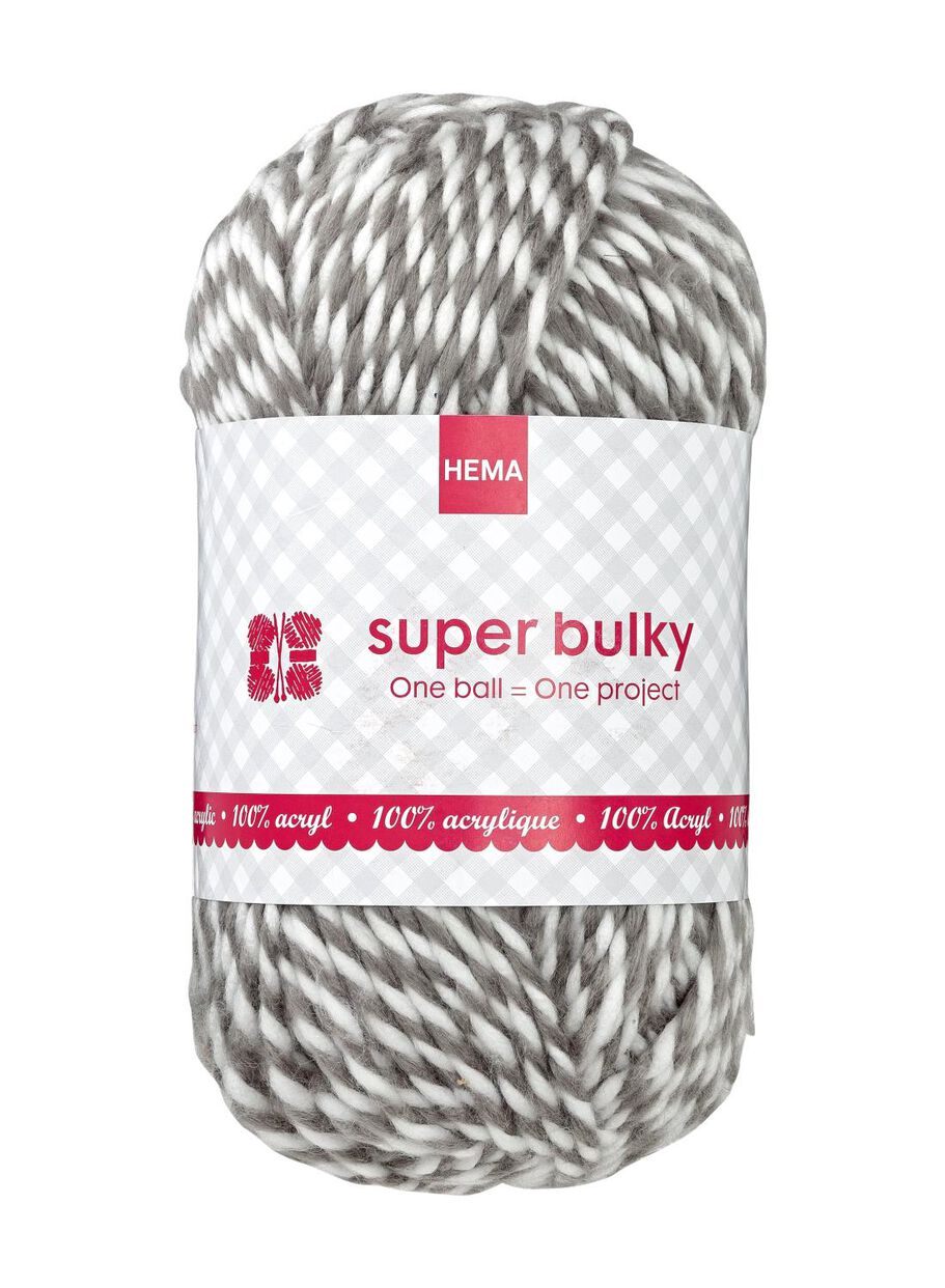 Nominaal Oeps Graden Celsius breigaren super bulky - HEMA