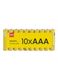 10-pak AAA batterijen alkaline - 41290256 - HEMA