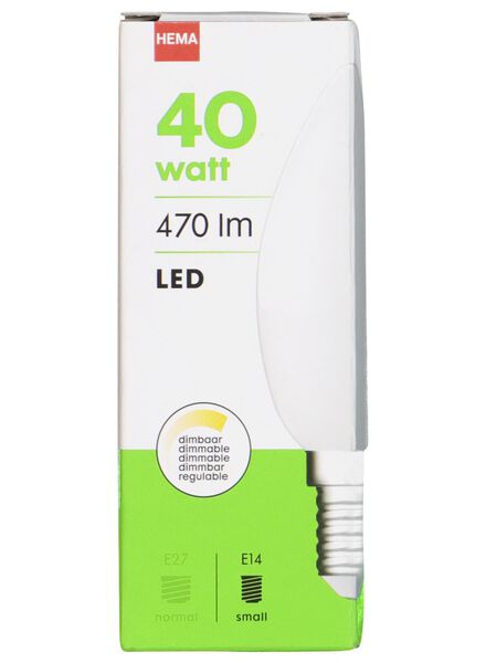 LED lamp 40W - 470 lm - kaars - mat - 20020021 - HEMA