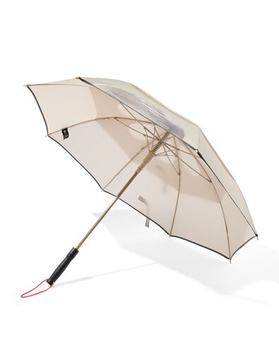 windbestendige paraplu Ø114x89 beige - 16830016 - HEMA