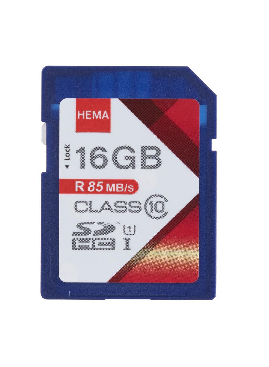 SD geheugenkaart 16 GB - 39520008 - HEMA