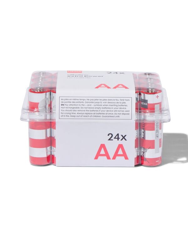 AA alkaline extra power batterijen - 24 stuks - 41290254 - HEMA