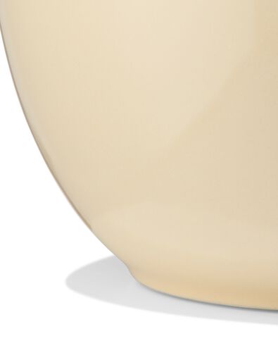 bloempot 15x10x13cm keramiek crème - 13324215 - HEMA