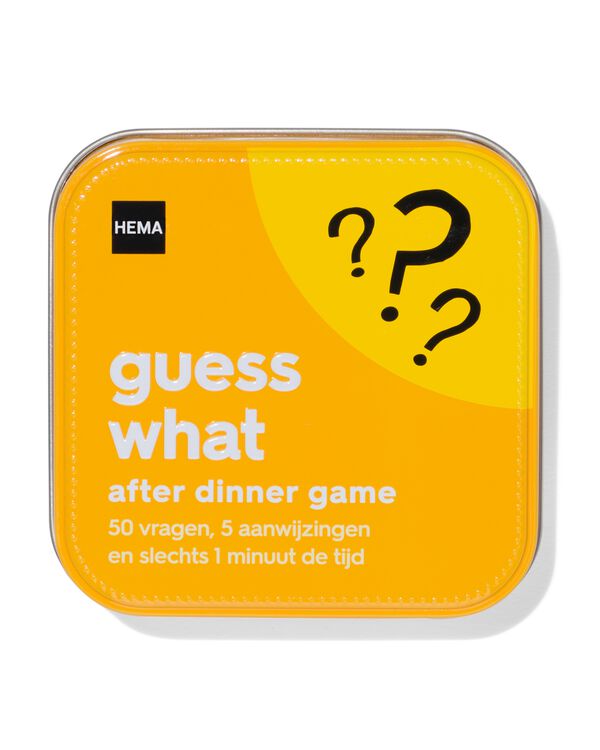 after dinner game - guess what - 61160214 - HEMA