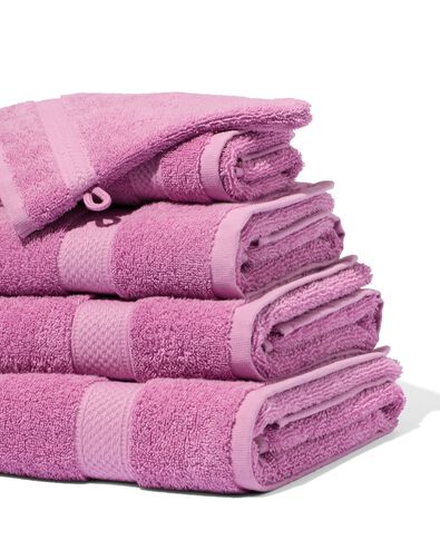 handdoek 70x140 zware kwaliteit violet roze violet handdoek 70 x 140 - 5250380 - HEMA