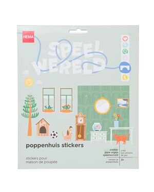 poppenhuis stickers - 16 vel - 15100278 - HEMA