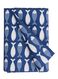 tafelkleed - 140 x 200 - polyester - blauw vissen - 5300039 - HEMA