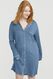 dames nachthemd viscose blauw - 1000025105 - HEMA