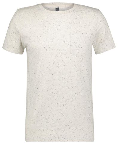 heren t-shirt grijsmelange - 1000021758 - HEMA
