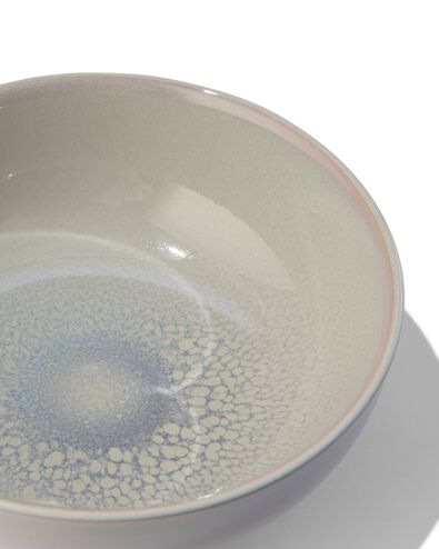 schaal Ø13cm Helsinki reactief glazuur lichtgrijs - 9602018 - HEMA