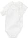 romper organic katoen stretch - 2 stuks wit wit - 1000005201 - HEMA