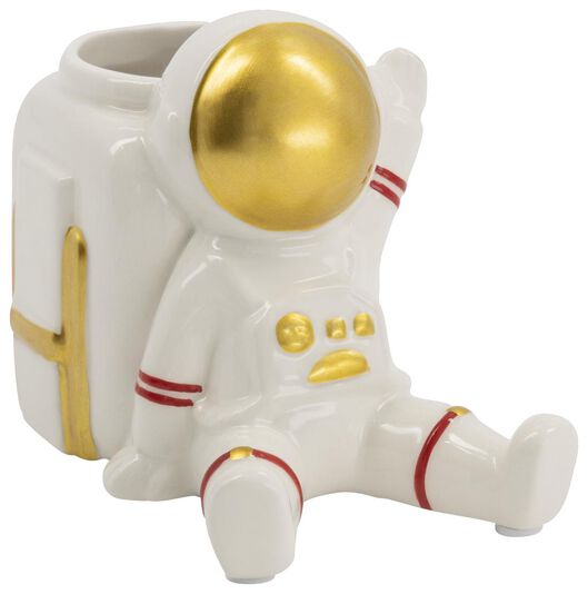 pennenbak 9cm keramiek astronaut - 14860084 - HEMA