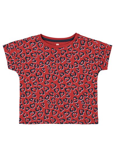 kinder t-shirt rood rood - 1000013545 - HEMA