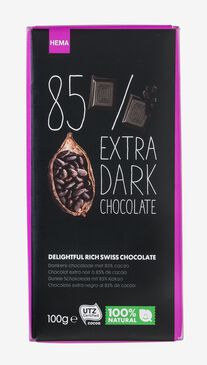 keuken Calligrapher Vervreemden extra pure chocolade 85% - HEMA