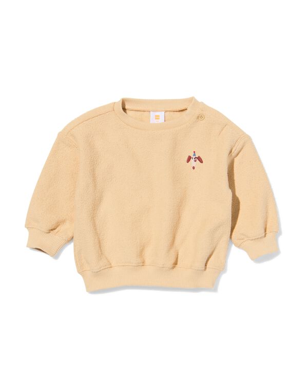 babysweater hond zand zand - 33163370SAND - HEMA