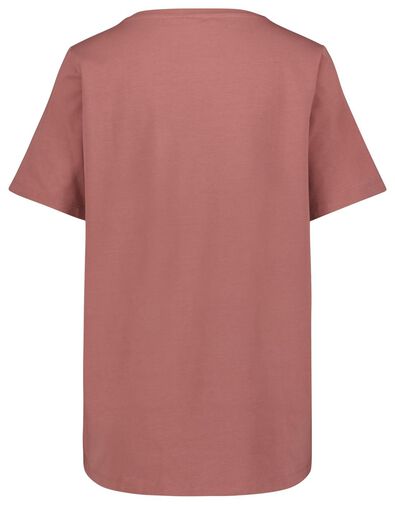 dames t-shirt love roze - 1000024063 - HEMA