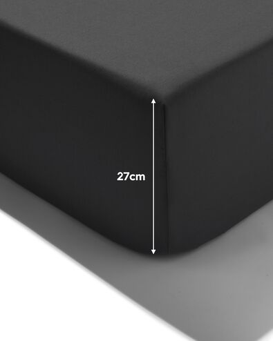 hoeslaken zacht katoen 80x200 donkergrijs - 5190042 - HEMA hoeslaken zacht katoen 80x200 donkergrijs - 5190042 - HEMA