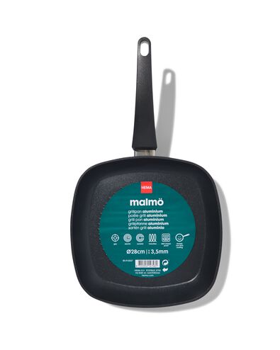 grillpan Ø28cm Malmö grillpan 28 cm Malmo - 80190037 - HEMA