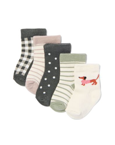 baby sokken met bamboe - 5 paar - 4790041 - HEMA