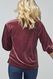 dames t-shirt Lizzy velours rood rood - 1000029453 - HEMA