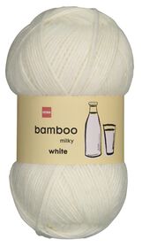 garen wol bamboe 100gram wit - 1400221 - HEMA
