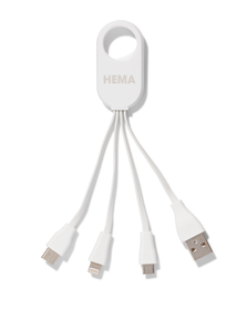 USB laadkabel micro, 8-pin en type c. - 39630063 - HEMA