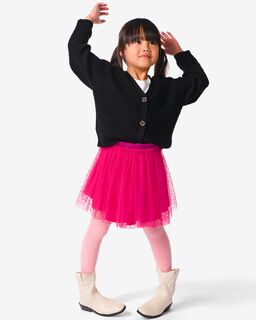 Kinderrok Tule Met Stippen Roze (roze)