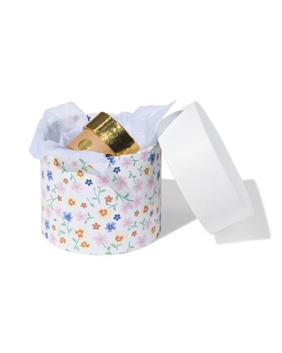 doos Ø11x9cm rond bloemen - 14793294 - HEMA doos Ø11x9cm rond bloemen - 14793294 - HEMA