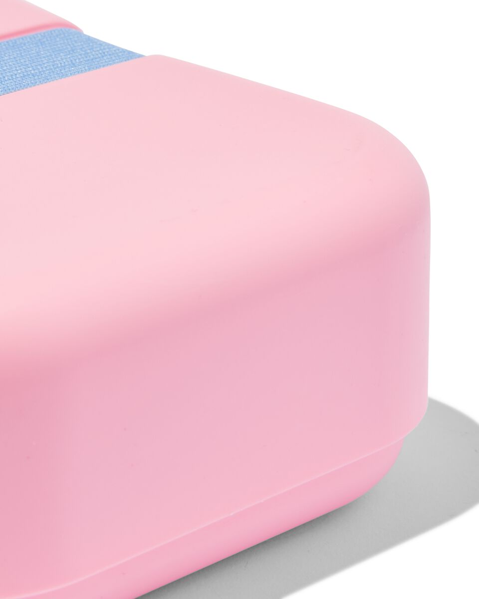 kwaadheid de vrije loop geven Trek Specimen lunchbox met elastiek roze - HEMA