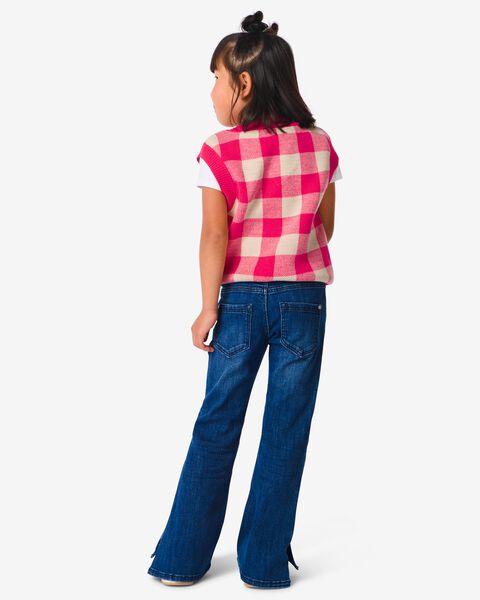 kinder jeans flared middenblauw - 1000031902 - HEMA