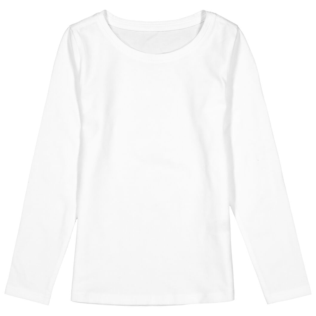kinder t-shirts - 2 stuks wit wit - 1000013796 - HEMA